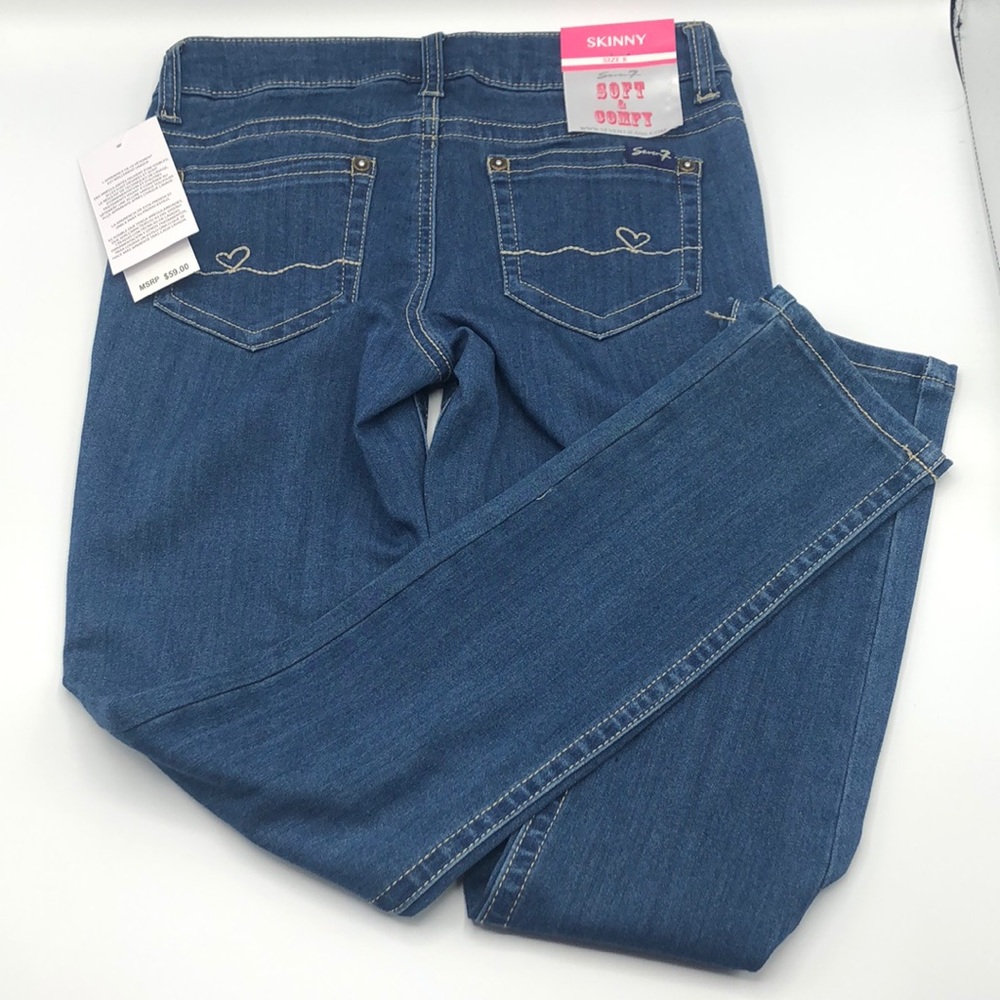 Girls Seven 7 skinny jeans